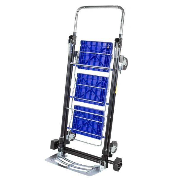 Тележка универсальная складная 4в1(платформенная 120х46х24см,100кг,ручная 160х46х82см 100кг,вертикальная 96х97х46см,70кг, стремянка114.5х70х46см,150кг