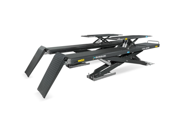 Автоподъемник ножничный напольный для р/с ROSSVIK PRO V-55X (46/ON) (г/п 5.5 т, 380 В, RAL7040, серый)