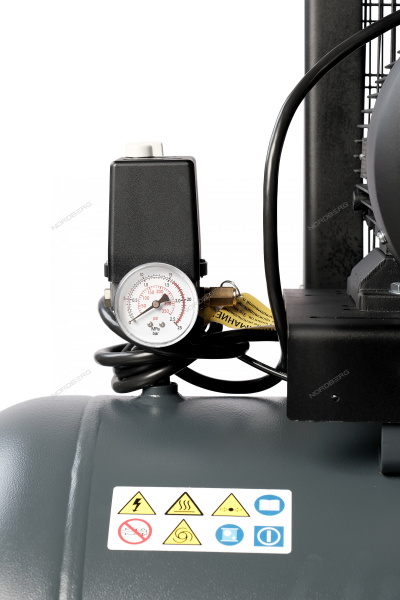 Компрессор поршневой с ременной передачей NORDBERG NCP500/1000-16 (380В, ресив. 500л, 1000л/мин)