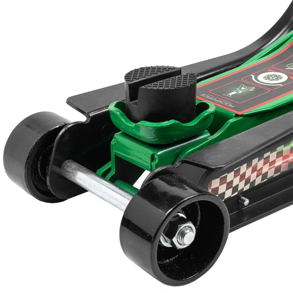 Домкрат подкатной гидравлический низкопрофильный с поворотной ручкой 3т