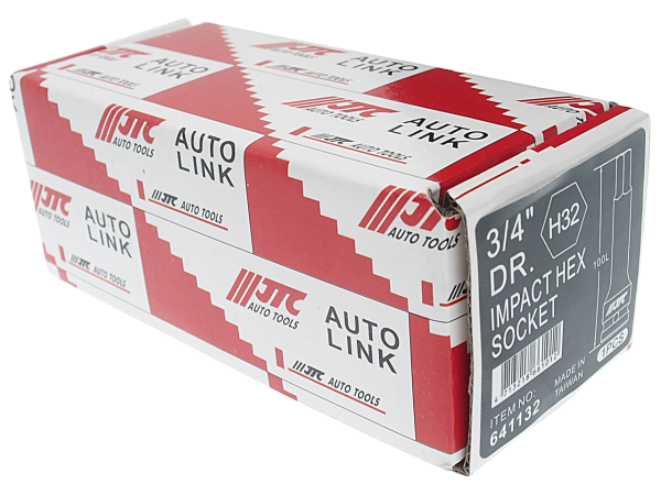 Головка торцевая ударная JTC 641132 (3/4", HEX, H32, L=100 мм)