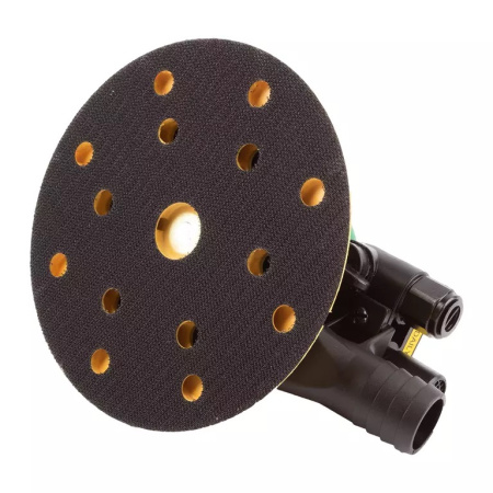 Пневматическая роторно-орбитальная шлифовальная машинка с пылеотводом GARWIN PRO GS-ORB-2.5 (150 мм, 15 отверстий, орбита 2,5 мм)