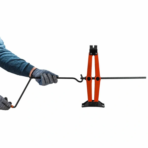 Домкрат механический ''ромб''1,5т (h min 115мм, h max 400мм)+P013K Отвертка переставная 2в1(РН2хSL5.5мм)