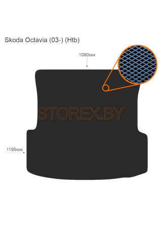 Skoda Octavia (03-) (Htb) Багажник copy