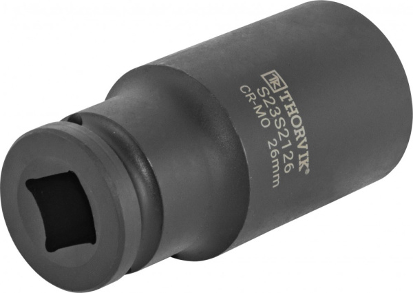 Головка торцевая ударная глубокая Thorvik S23S2126 (1/2"DR, 26 мм)