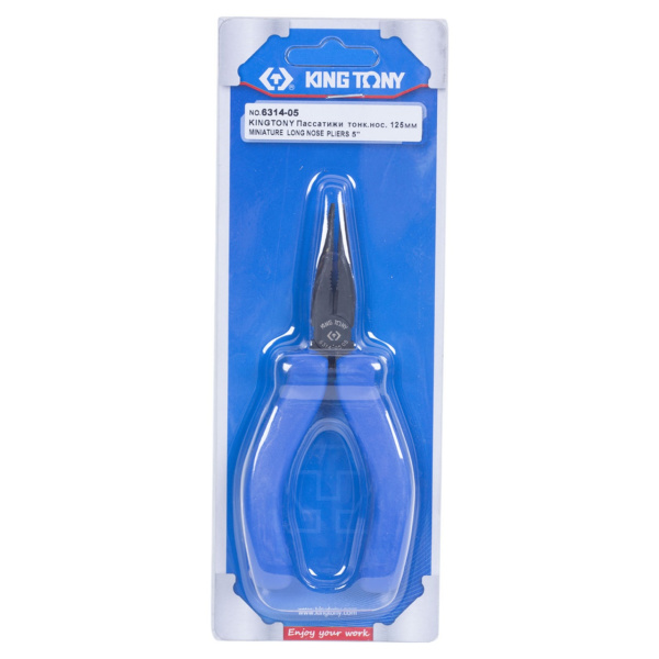 Пассатижи тонконосые 125 мм, мини KING TONY 6314-05