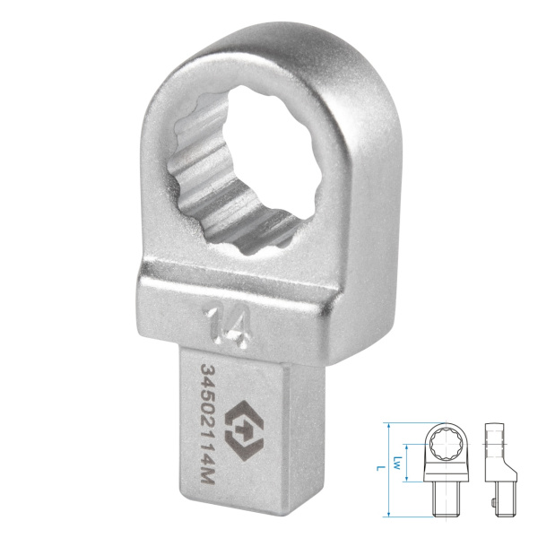 Насадка накидная серии FIT KING TONY 34502114M (14 мм, 9х12 мм)