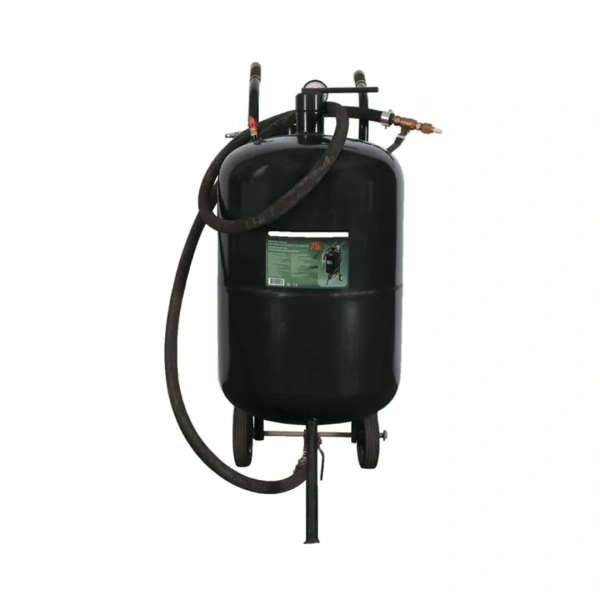 Передвижной пескоструйный аппарат напорного типа (бак 75л)