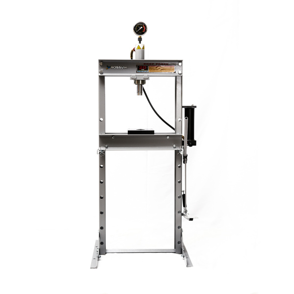 Пресс гидравлический напольный с педалью Rossvik HJ0805C_7040 (20 т, цвет серый, RAL 7040)