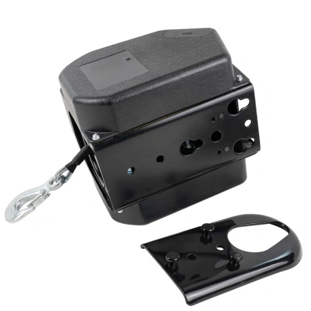 Лебедка электрическая автомобильная 12В, 300W, 900кг (крепление за ''фаркоп'', стальной трос-10м)