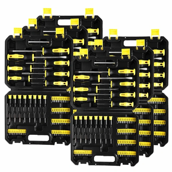 ( 6 K-T ) Набор инструментов 65 пр (отвертки,биты с битодержателем, отвертки ювелирные) в кейсе