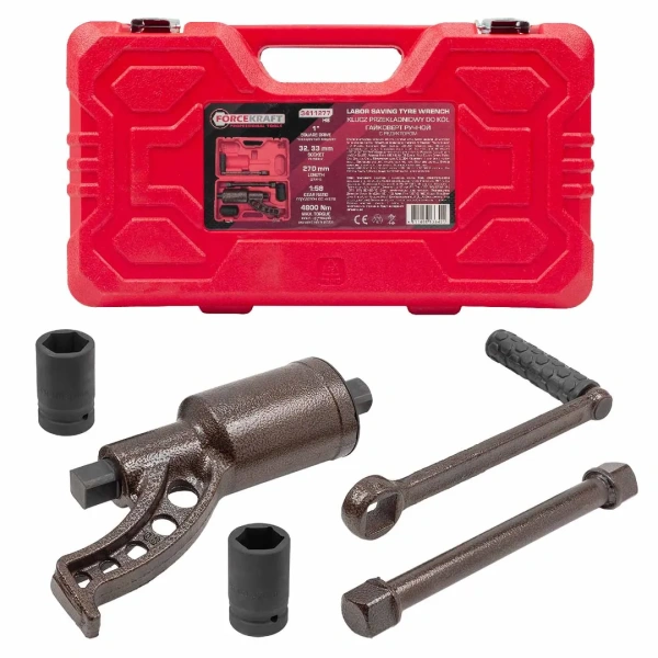 Гайковерт ручной с редуктором (Головки-32мм и 33мм, длина-270мм, передаточное число 1:58, 4800 Н/м)