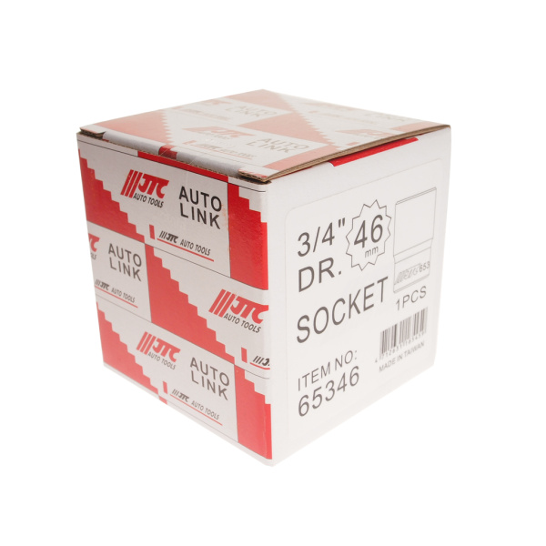 Головка торцевая 12-ти гранная JTC 65346 (3/4", 46 мм, L=68 мм)