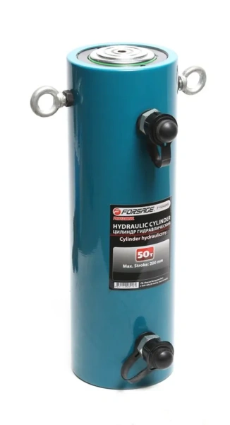 Цилиндр гидравлический двойного действия 50т(ход штока-200мм, Ø штока-70мм,общий Ø-120мм, L-374мм, 700bar)