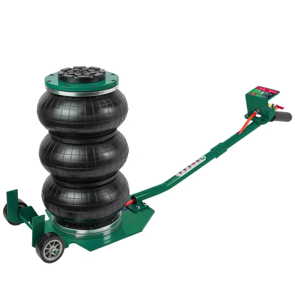 Домкрат подкатной пневматический 3т (h min-145мм,h max-400мм,Ø-255мм)