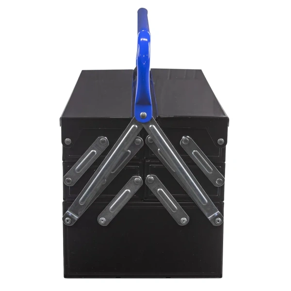 Ящик металлический складной 5-и секционный (200х210х460мм, 45х95х450мм-4 секции, 100х200х450мм-1 секция)