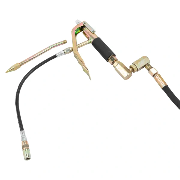 Нагнетатель смазки с ножным приводом (объем бака 12л, раб.давление 310бар, длина шланга 4м)