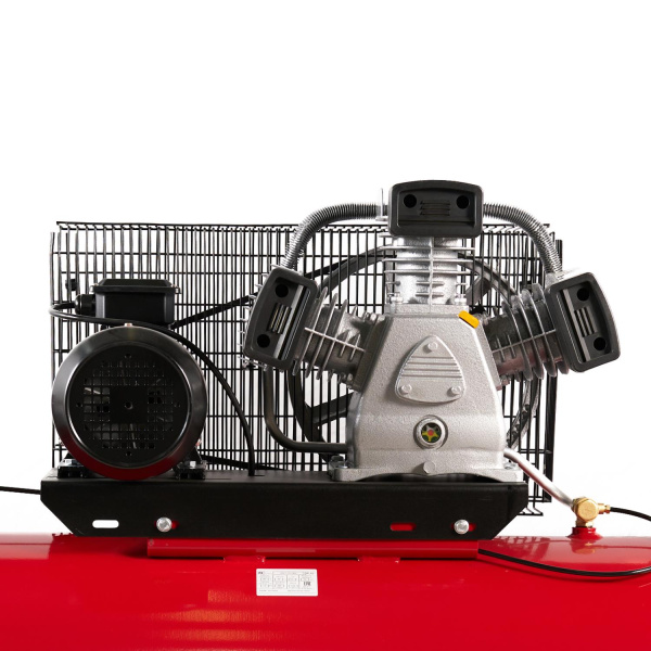 Компрессор ROSSVIK СБ4/С-100.LB40 (580 л/мин, 10 бар, ресивер 100 л, 380В/3 кВт, RAL3001)