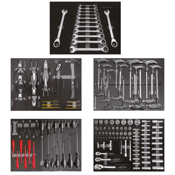 Набор ручных инструментов в стальной тележке (159пр.)