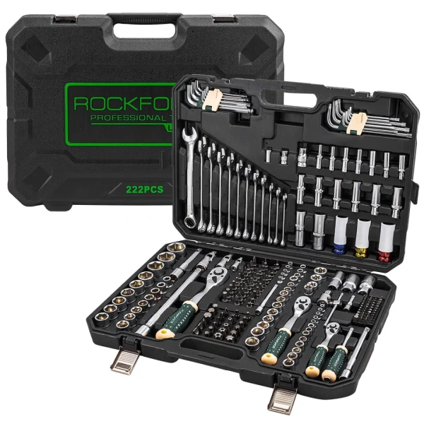 Набор инструментов 222пр. 1/4''3/8''1/2''6гр