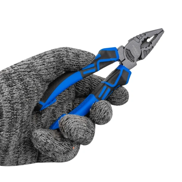 Плоскогубцы многофункциональные ''Profi'' 150мм Cr-V 6150+доп. закалка (усилие сжатия увеличино на 60%), в блистере