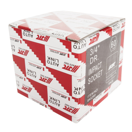 Головка торцевая ударная JTC 645260 (3/4", 60 мм, L=80 мм)