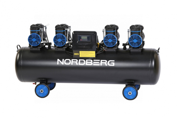 Компрессор безмасляный NORDBERG NCEO200/1000 (380 В, ресивер 200 л, 1000 л/мин)