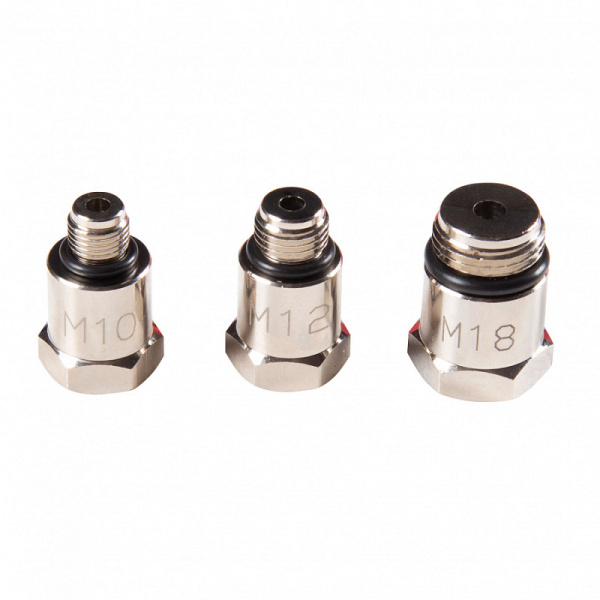 Манометры для проверки ЦПГ бензиновых двигателей МАСТАК 120-60006C, кейс, 6 предметов