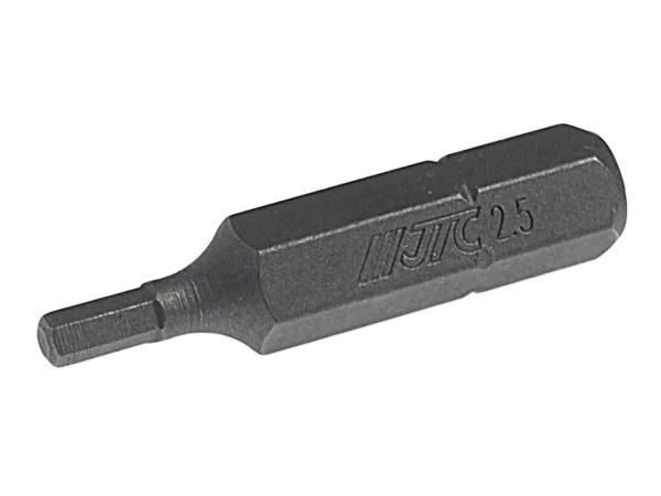 Бита HEX 6-ти гранная JTC 11530025 (H2,5х30 мм, 1/4" DR)