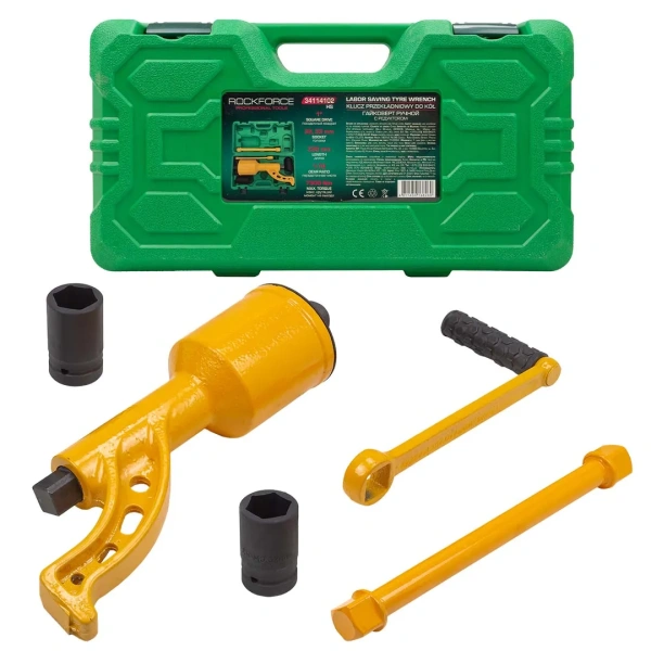 Гайковерт ручной с редуктором (Головки-32мм и 33мм, длина-330мм, передаточное число 1:78, 7500 Н/м)