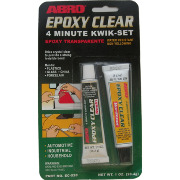 Клей эпоксидный ПРОЗРАЧНЫЙ 4-х минутный 28,4г