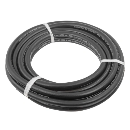 Шланг резиновый армированый бензо-маслостойкий 6.3х13.3ммх5м(повышенная гибкость и сопротивление к излому,раб.давл. 20bar,max 60bar,-30C°+70C°,DIN2001