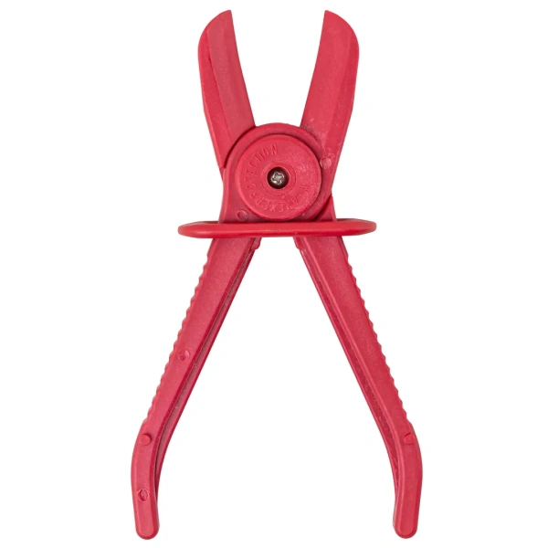 Зажим пластиковый для шлангов с фиксатором (L-190мм), на пластиковом держателе