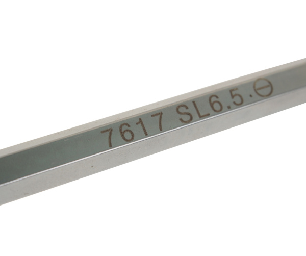 Отвертка шлицевая усиленная со сквозным стержнем JTC 7617 (SL 6,5х100 мм)