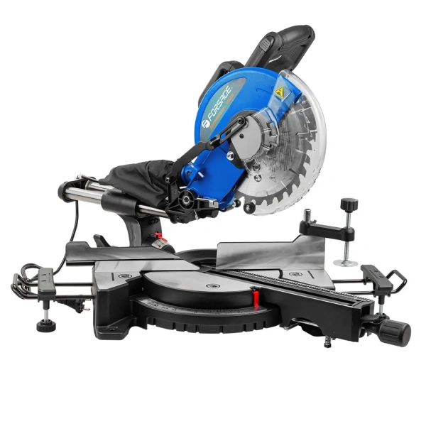 Пила циркулярная торцовочная с функцией протяжки (230V, 1900W, 4800об/мин, диск 254х30х2.4мм)