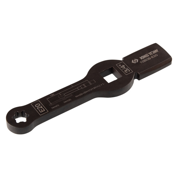 Ключ для тормозных суппортов грузовых автомобилей ударный KING TONY 10B0B-E20 (E20, 3/4")