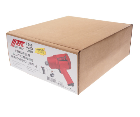 Гайковерт пневматический ударный JTC 7660 (1'' 2102Нм 6000об/мин. 90-120PSI)