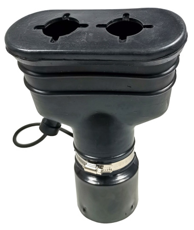 Наконечник TG-N102B для соединения шлангов отвода выхлопного газа с двойными трубами, 102 мм