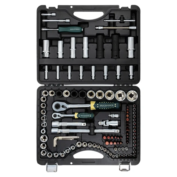 Набор инструментов 108+6пр. 1/4'',1/2''(сорв.гр.)
