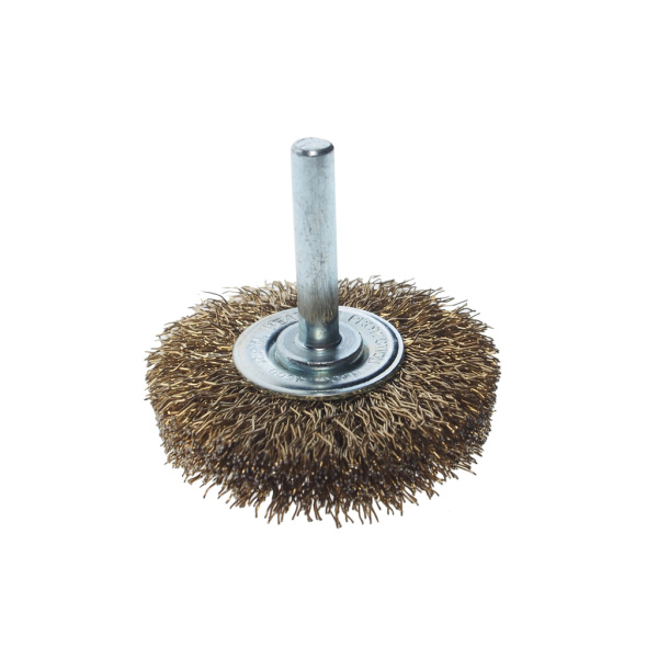 Кордщетка для дрели дисковая JTC 5852 (50х10 мм, латунь)