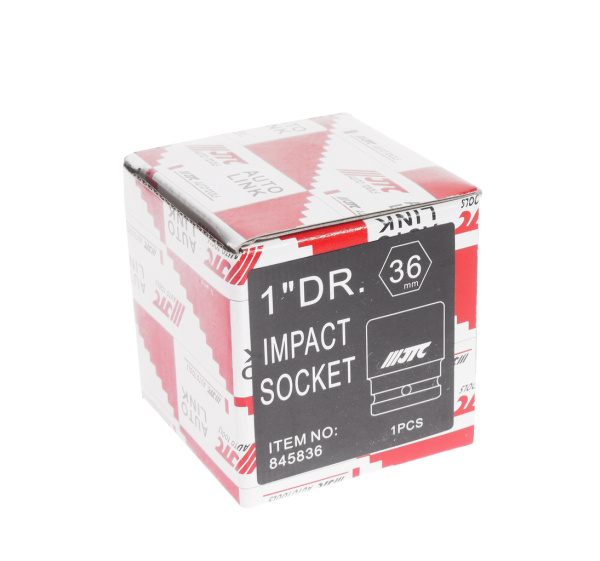 Головка торцевая ударная JTC 845836 (1", 36 мм, L=62 мм)