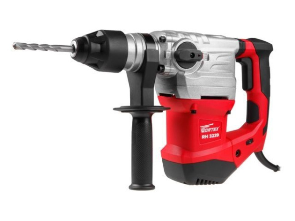 Перфоратор WORTEX RH 3239 в чем. + (2 зубила, 3 сверла)