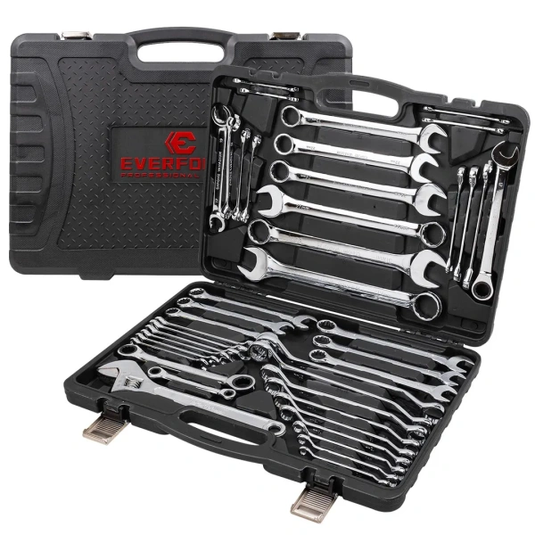 Набор ключей разнопрофильных 42пр.,в кейсе