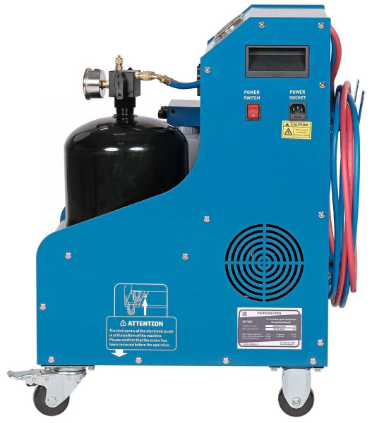 Установка полуавтомат для заправки автомобильных кондиционеров NORDBERG NF10E