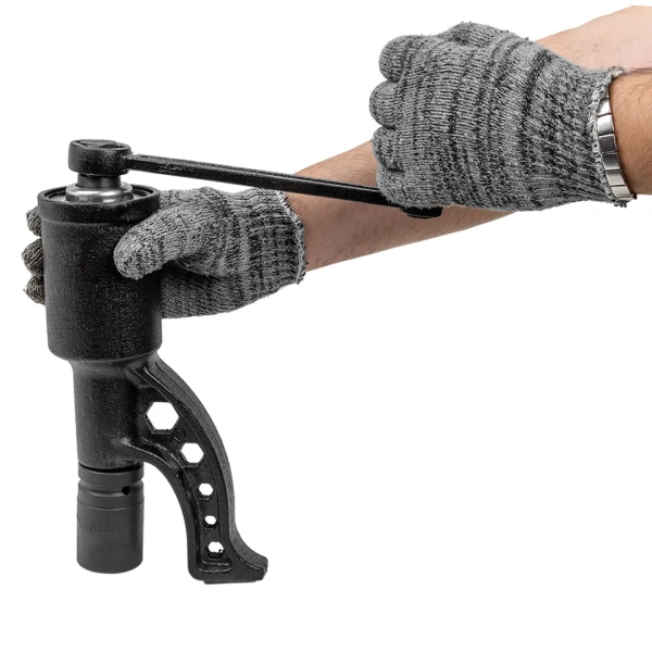 Гайковерт ручной с редуктором (Головки-32мм и 33мм, длина-330мм, передаточное число 1:1/1:3/1:58, 5800 Н/м)