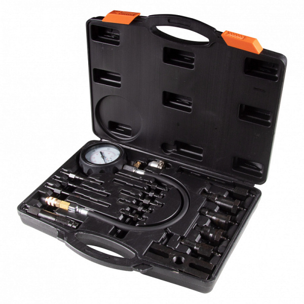 Компрессометр дизельный AFFIX AF12011017C, 0-70 атм, комплект адаптеров