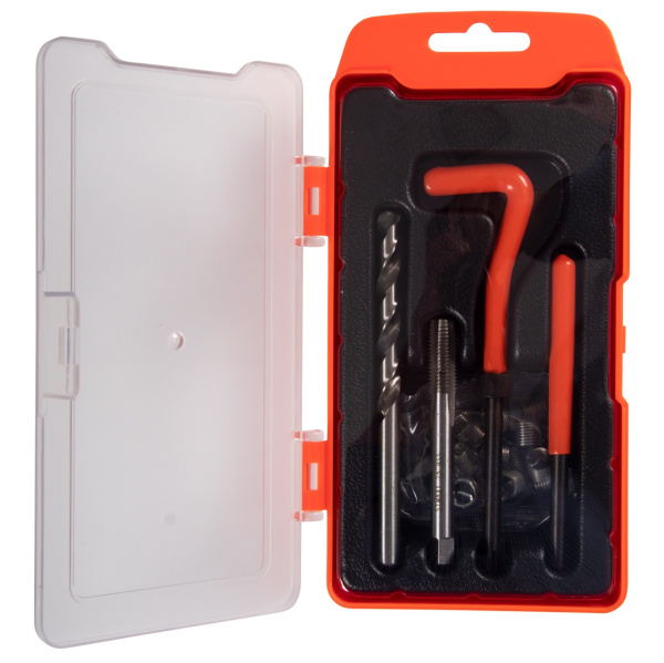 Набор для восстановления резьбы М8Х1,25 25 предметов кейс AFFIX AF35208125C