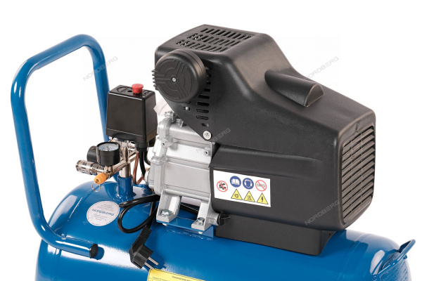 Компрессор поршневой 220 В ресивер 50 л 240 л/мин NORDBERG NCE50/241