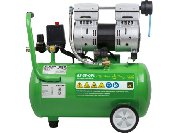 Компрессор ECO AE-25-OF1 безмасляный