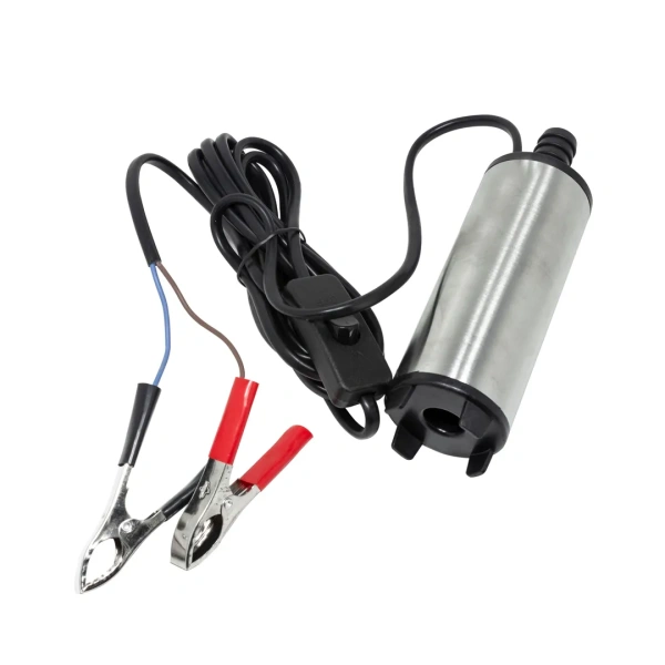 Насос для перекачки топлива (12V, 60W, 30л/мин, Ø51мм, Ø выходного отв. 19мм)